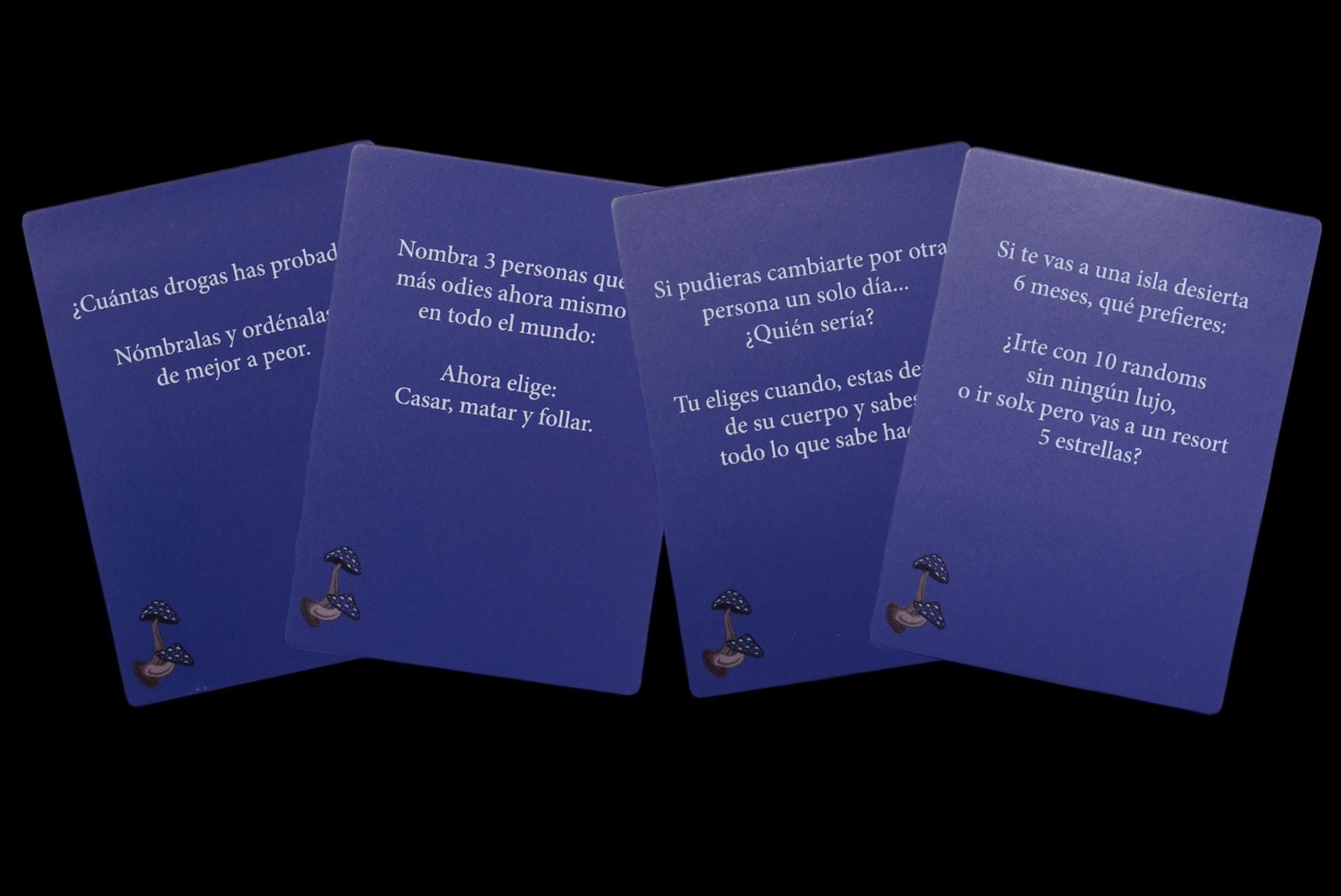 "Imágenes del juego Isla del Encanto: Explora la diversión de las preguntas y las estratégicas cartas en la segunda imagen."